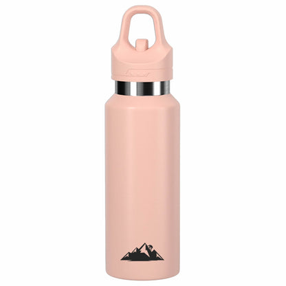 Insulated Water Bottle 480ml | Leakproof One-Click Lid Thermal Flask for Hot & Cold Drinks – Pink Kemu |Fashion Home Kitchen Beauty