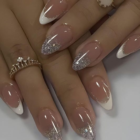 Press-On Nails For Weddings, Parties & Daily Wear – Glamorous, Easy To Apply Nail Extensions (Nude Pink) Kemu |Fashion Home Kitchen Beauty