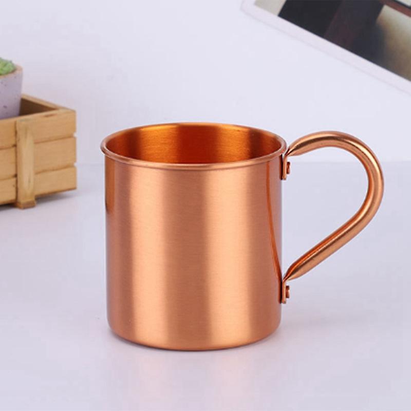 Sports Products Straight Cup Handle Cocktail Cup Pure Copper Mug Kemu |Fashion Home Kitchen Beauty