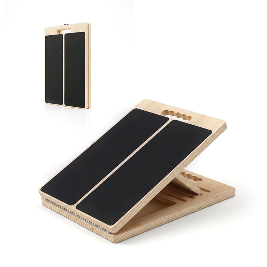 Everfit Wooden Slant Board for Squat & Calf Stretch 5 Angle Foldable Home Gym Kemu |Fashion Home Kitchen Beauty