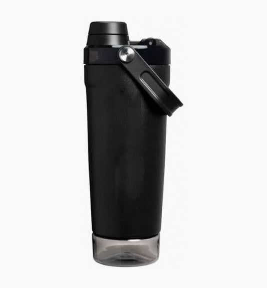 Stainless Steel Protein Shaker Bottle with Sliding Scoop Funnel | 500ml Insulated Gym Flask with Storage Capsule & Filter Net Kemu |Fashion Home Kitchen Beauty