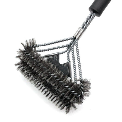 15-Piece Stainless Steel BBQ Griddle Tools and 3-Row Grill Cleaning Wire Brush Set, Portable Outdoor Barbecue Accessories Kit with 4 Spatulas, Tongs, Scraper, Heart / Round Egg Rings, 2 Oil Bottles and Storage Bag Kemu |Fashion Home Kitchen Beauty
