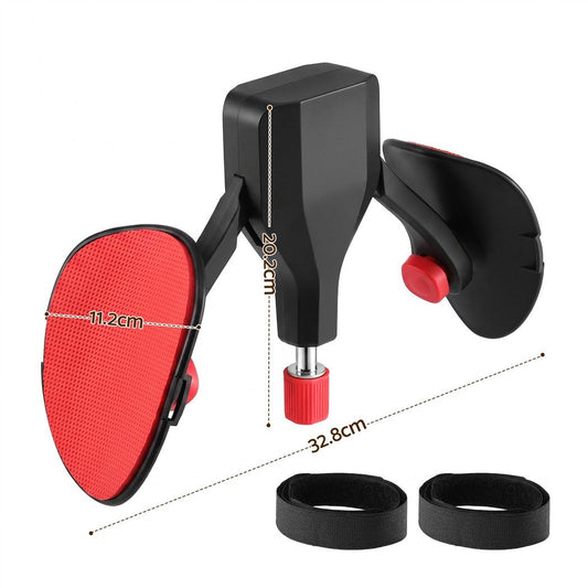 Everfit Pelvic Floor Exerciser Inner Thigh Kegel Trainer 35KG 360 Adjustable Men Women Black & Red Kemu |Fashion Home Kitchen Beauty