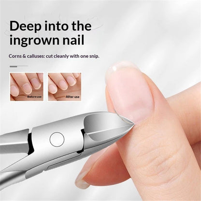 2 pack Professional Toenail Clipper for Thick or Ingrown Nails Surgical Grade Stainless Steel, Long Nail Clippers For Men Elderly Kemu |Fashion Home Kitchen Beauty