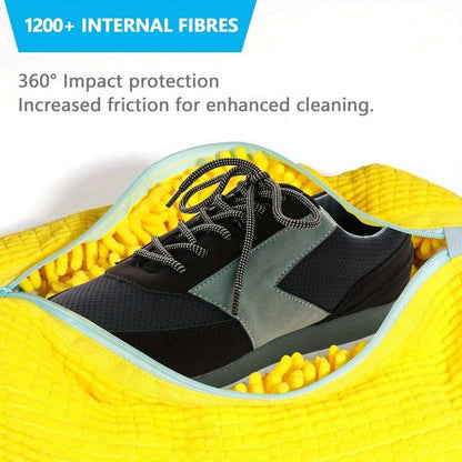 Shoe Washing Machine Bag Durable Shoe Bag Shoe Cleaning Accessory Sneakers - Pink - Size 001