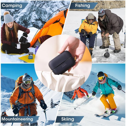 Magnetic Hand Warmers Rechargeable Hand Warmers 2-In-1 Hand Warmers Fast - Green - Size Fits Adult Hands Kemu |Fashion Home Kitchen Beauty