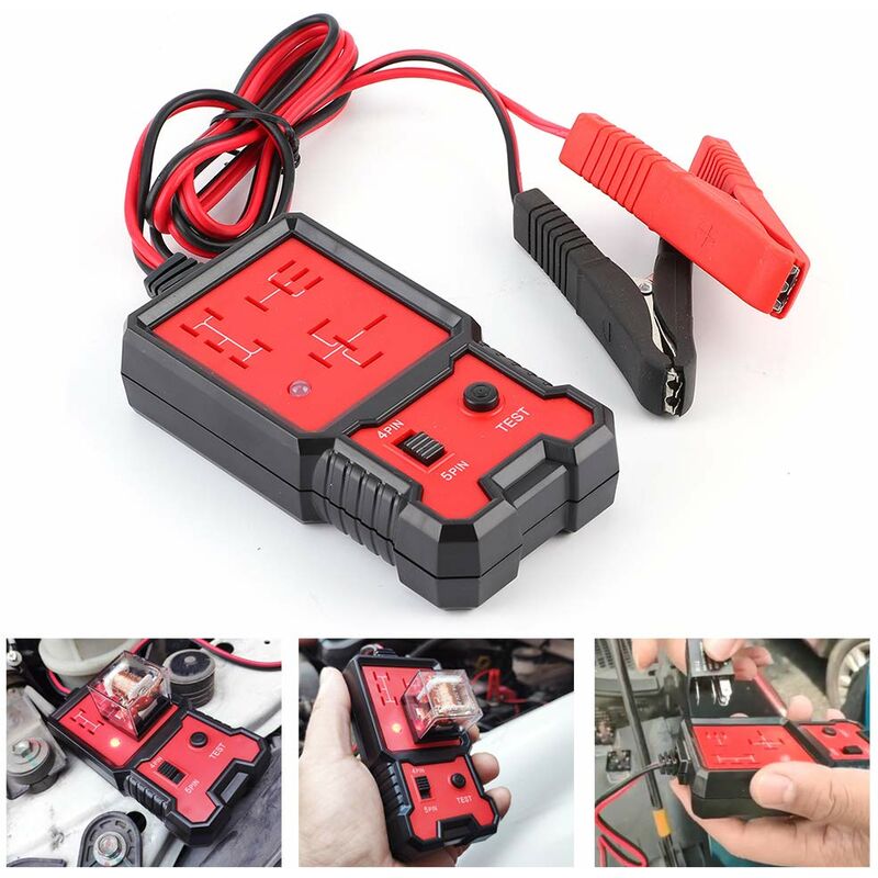 Automotive Relay Tester, 12V Electronic Automotive Relay Tester Auto Car Diagnostic Battery Checker Tool Kemu |Fashion Home Kitchen Beauty