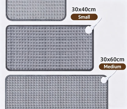 Portable Electric Heating Pad | Fast Heat Therapy Pad for Muscle Soreness & Body Ache, Adjustable Temperature Auto Shut Off Washable Warm Heating Mat for Home Pain Relief (30*40)