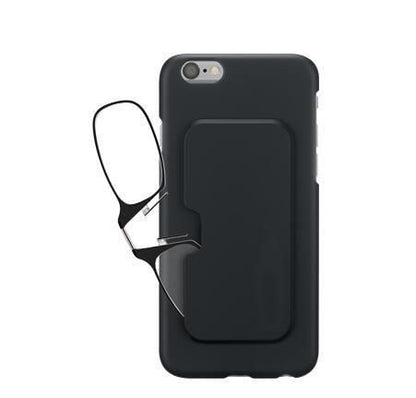 Nose Clip Reading Glasses No Legs Mini Portable Presbyopic Glasses With Sticky Phone Case Ultra Light PC Lens Readers +2.00