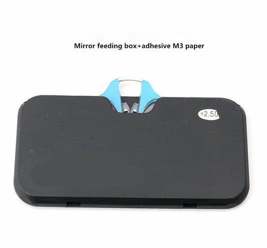 Nose Clip Reading Glasses No Legs Mini Portable Presbyopic Glasses With Sticky Phone Case Ultra Light PC Lens Readers +2.50