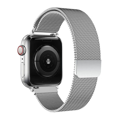 Milanese Watch Band Compatible with Apple Watch Ultra 2 3 Series 11 10 9 8 7 6 5 3 SE Champagne, 42mm 44mm 45mm 46mm 49mm Kemu |Fashion Home Kitchen Beauty