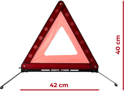 4-Piece Car Emergency Safety Kit with 2 Reflective Vests, Warning Triangle and Emergency Blanket Kemu |Fashion Home Kitchen Beauty