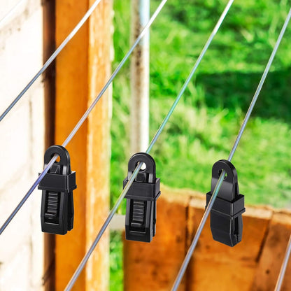 20 pieces - Tent clamps - Tarpaulin clips - Tent clip - tent clip awning clip - camping awning clip - crocodile clips - tarpaulin clip tarpaulin clip - for swimming pools, canopies, caravan awnings, car covers, outdoor tents, canopies and covers - 7.8*2.3 Kemu |Fashion Home Kitchen Beauty