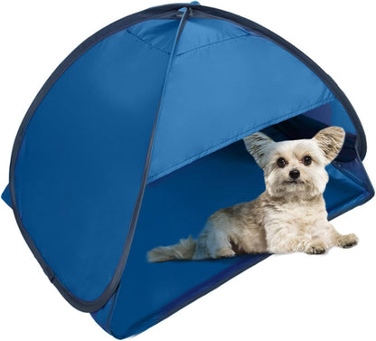 Pop-up Beach Shelter - Portable Beach Tent Anti-UV, Windproof, Picnic Tent for Small Dogs, Cats and Other Small Pets, Blue Kemu |Fashion Home Kitchen Beauty