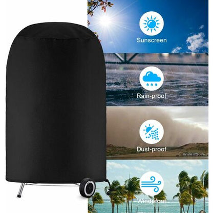 Grill cover, round grill cover, grill cover tarpaulin, grill cover tarpaulin waterproof anti-UV protection (70 x 70 cm), Kemu |Fashion Home Kitchen Beauty