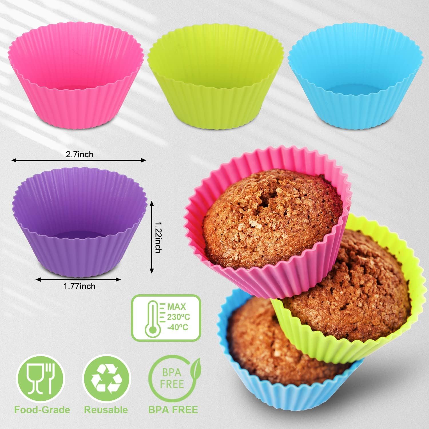 1300 mL 4 Compartment Bento Lunch Box, BPA Free Food Container for Adults, Kids, School, Work, Picnics and Meal Prep, Blue Kemu |Fashion Home Kitchen Beauty