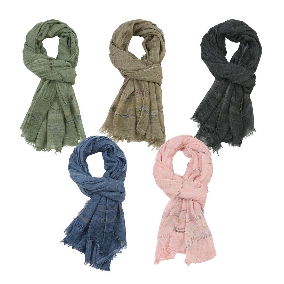 Autumn Winter Men's Basic Cotton Scarf, Medium Thickness for All Seasons, Versatile Black Oversized Soft Warm Touch Kemu |Fashion Home Kitchen Beauty