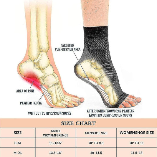White Neuropathy Socks 3 Pairs S/M, Soothing Compression for Neuropathy Pain Tendinitis Plantar Fasciitis, Breathable Thermal Nylon with Ankle Support for Recovery