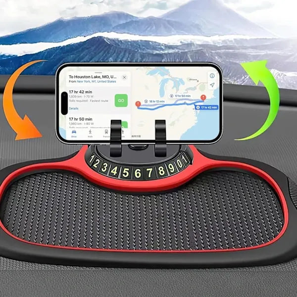 Reliable Professional Compatible Non-slip car dashboard mat with phone holder and storage pockets, Made of Pvc Kemu |Fashion Home Kitchen Beauty