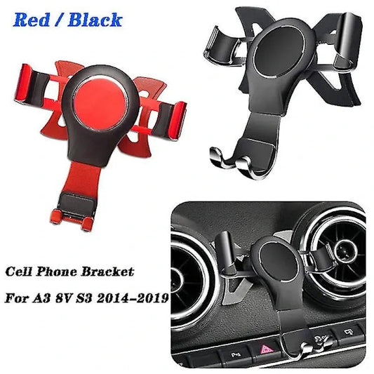 Replacement for - A3 8v S3 2014-2019 Mobile Phone Holder Mobile Mount Car Mount Accessories Black, Made of Aluminum Kemu |Fashion Home Kitchen Beauty