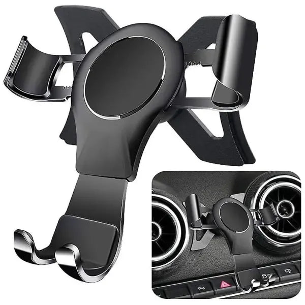 For- A3 8v S3 2014-2019 Mobile Phone Holder Mobile Mount Car Mount Accessories Black, Replacement Part, Made of Aluminum Kemu |Fashion Home Kitchen Beauty