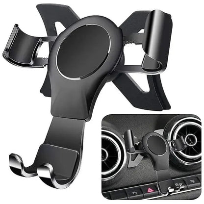 For- A3 8v S3 2014-2019 Mobile Phone Holder Mobile Mount Car Mount Accessories Black, Replacement Part, Made of Aluminum Kemu |Fashion Home Kitchen Beauty