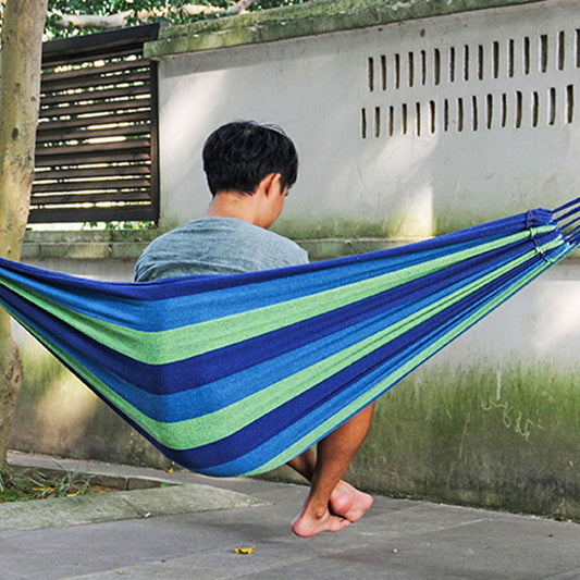 SWETRACE Hammocks for Adults Canvas Blue 1Set 110x31in