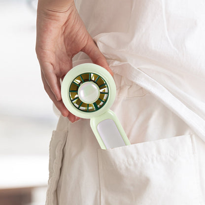 Air Conditioner Fan – The GENUINE Portable Ice Cooling Refrigerating Pad Handheld Cooling Fan That Blows Cold Air Green
