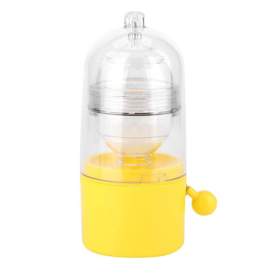 Portable Egg Scrambler Shaker Whisk Hand Powered Golden Egg Maker Eggs Yolk White Mixer Kitchen Gadgets for Mixing the Egg Kemu |Fashion Home Kitchen Beauty