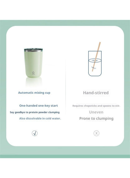 Self Stirring Mug, Electric Mixing Cup Magnetic Rechargeable Auto Mug Coffee Rotating Home Office Travel Suitable for Coffee/Milk/Cocoa (Green350ml) Kemu |Fashion Home Kitchen Beauty