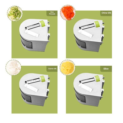 Vegetable Spiralizer Zucchini Noodles Maker – 4 Built-in Spiral Slicer Blade for Veggie Spaghetti Paste Kemu |Fashion Home Kitchen Beauty