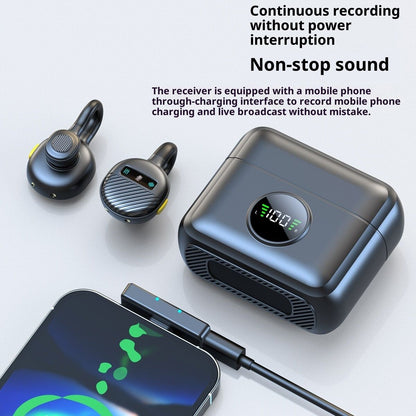 Wireless Lavalier Microphone Mini Clip On Mic with Charging Case, Battery, Noise Canceling Lapel Microphone for Video Recording Vlogging Kemu |Fashion Home Kitchen Beauty
