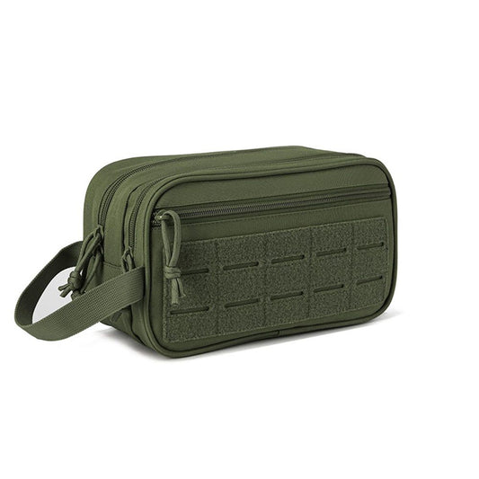Toiletry Bag for Men | Dry Wet Separate Hygiene Bag Compact Kit Mens Shaving Kit Travel shower Bag (Green)