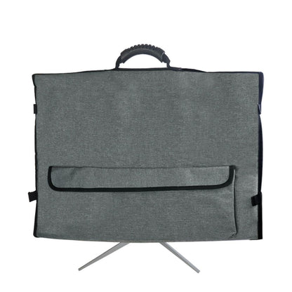 27 Inch Monitor Carrying Case, Universal 27" Computer Monitor Bag with Rubber Handle and Pockets, Gray