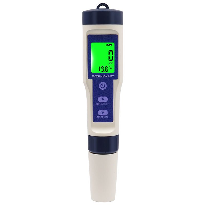 PH Meter & TDS Meter Digital Water Tester 5 in 1 Salinity Tester PH Temp EC and TDS Meter,PH Meter for Water with LCD Backlit,Water Testing Kits for Drinking Water, Kemu |Fashion Home Kitchen Beauty