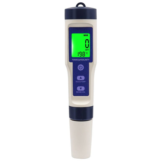 PH Meter & TDS Meter Digital Water Tester 5 in 1 Salinity Tester PH Temp EC and TDS Meter,PH Meter for Water with LCD Backlit,Water Testing Kits for Drinking Water, Kemu |Fashion Home Kitchen Beauty