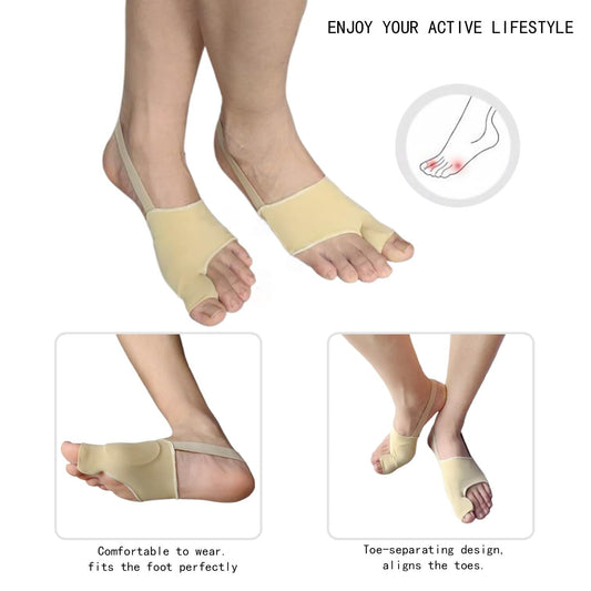 Bunion Relief Sleeves Bunion Pads Brace Cushions Toe Straightener Hallux Valgus Relief Kit Pack (small) Kemu |Fashion Home Kitchen Beauty