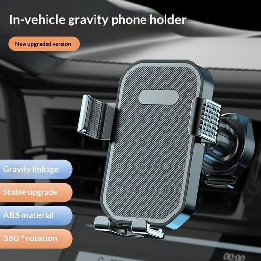 Firm-hold Air Vent Car Phone Holder ,Rotatable Universal Phone Mount with Adjustable Wide Hook,Anti-vibration,Single-press Release,Heat-resistant Kemu |Fashion Home Kitchen Beauty