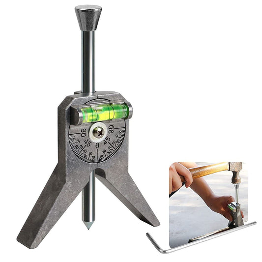 Upgraded Pipe Center Finder, Measure Pipe Diameter, Pipefitter Tools With Centering Head, Measure Pipe Diameter Over 0.5" & up With 4" Y-Type Base and Adjustable Dial Bubble Protractor Kemu |Fashion Home Kitchen Beauty
