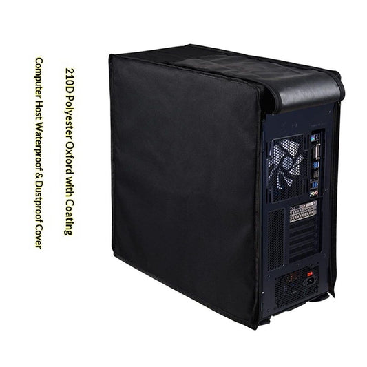Computer Dust Cover, Waterproof Desktop PC Mid-Tower Computer Host Dustproof Cover Full Case Protector with Zipper, Anti-Static Tower PC Dust Covers (8.5W x 18.5H x 19.7D) Kemu |Fashion Home Kitchen Beauty