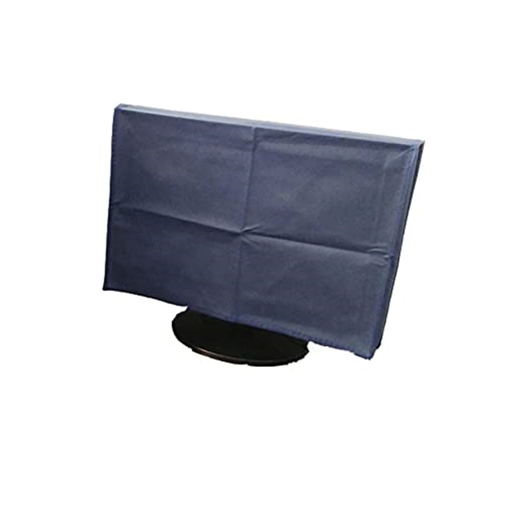 3 Pieces Computer Dust Cover Monitor + Keyboard+ Computer Host Pc Dust Proof Computer Covers Case Computer Dust Cover for Desktop Pc CPU Tower Protector (22'' Monitor Set Blue)