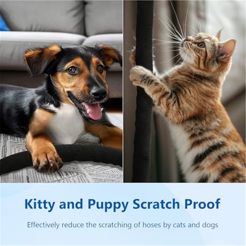 5.9ft Hose Cover Tube Cover Protector from Cats Puppy, Prevent Rainouts and Reduce Noise, Easy to Install and Clean（oniy Respiratory tube sleeve）