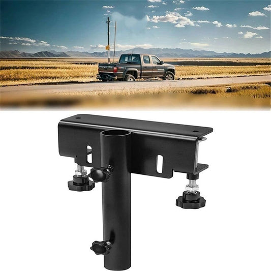 Truck Flag Pole Mount Kits, No Drilling Universal Truck Flagpole Holder fits Up to 1.2" Pole, 1 Pack（black） Kemu |Fashion Home Kitchen Beauty
