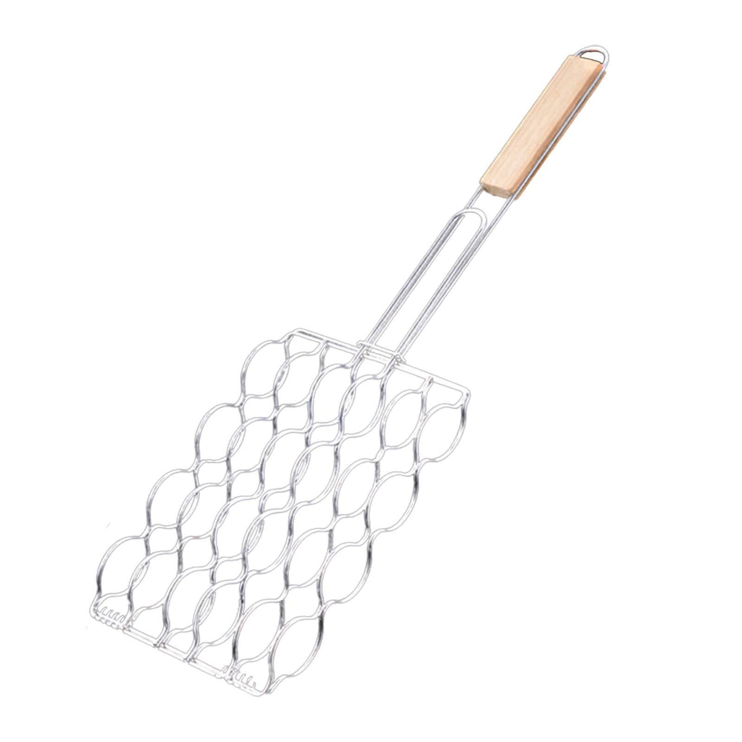 BBQ Grilling Accessories, Portable Barbecue Grilling Basket Corn on the Cob Grill Basket, for Grilling Outdoor Camping Cooking Fish Grilling Basket Tool