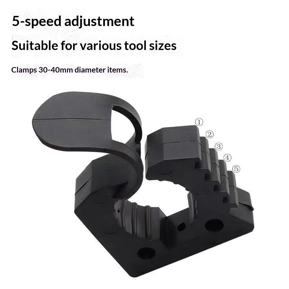 2Pcs Shovel Mount, Rubber Clamp Grip for 3-4cm Diameter Tools and Equipment Used on Off-road vehicle, Pickup Trucks, Utility Trailers