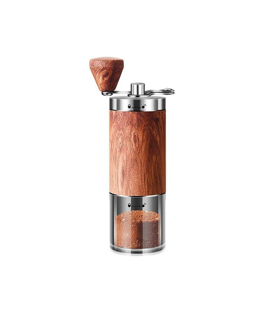 Manual Coffee Grinder with Adjustable Bean Grind Size - Hand Coffee Grinder with Hand Crank Mill - Ideal for Fresh Espresso at Home, in The Office, or for Travelling（Send cleaning brush） Kemu |Fashion Home Kitchen Beauty