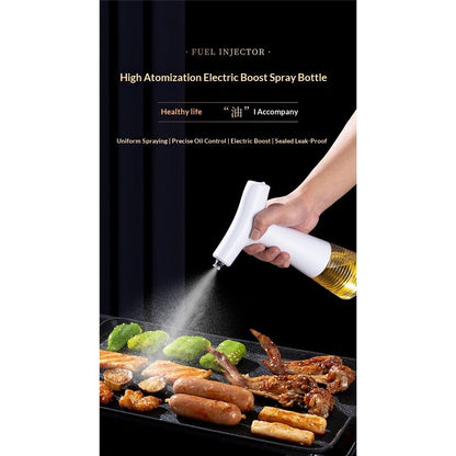 Electric Oil Sprayer for Cooking, 240ml Electric Oil Dispenser Automatic Cooking Oil Spray Bottle,  Oil Vinegar Soy Sauce Dispenser for Cooking Baking Roasting Frying Kemu |Fashion Home Kitchen Beauty