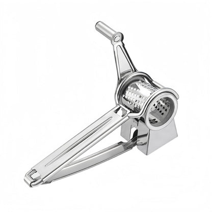 Stainless steel cheese slicer, hand cranked rotating cheese slicer, cheese slicer tool, creative cheese slicer（Conventional 9-10 holes） Kemu |Fashion Home Kitchen Beauty