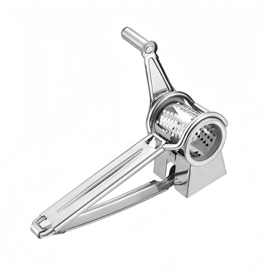Stainless steel cheese slicer, hand cranked rotating cheese slicer, cheese slicer tool, creative cheese slicer（Conventional 9-10 holes） Kemu |Fashion Home Kitchen Beauty