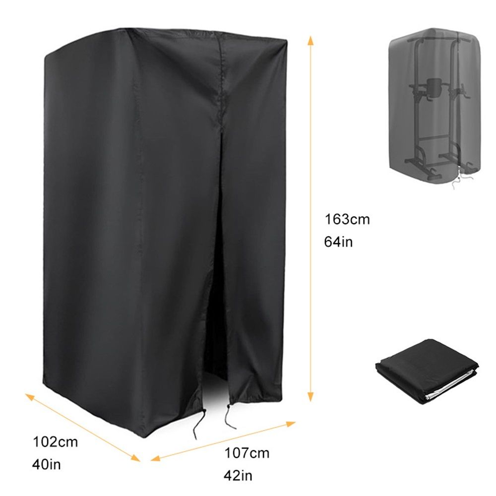 Protective Cover for Pull Up Bar Station, Waterproof& Dustproof Cover for Power Tower/Pull Up Dip Station-Indoor or Outdoor - 42"L x 40"W x 64"H